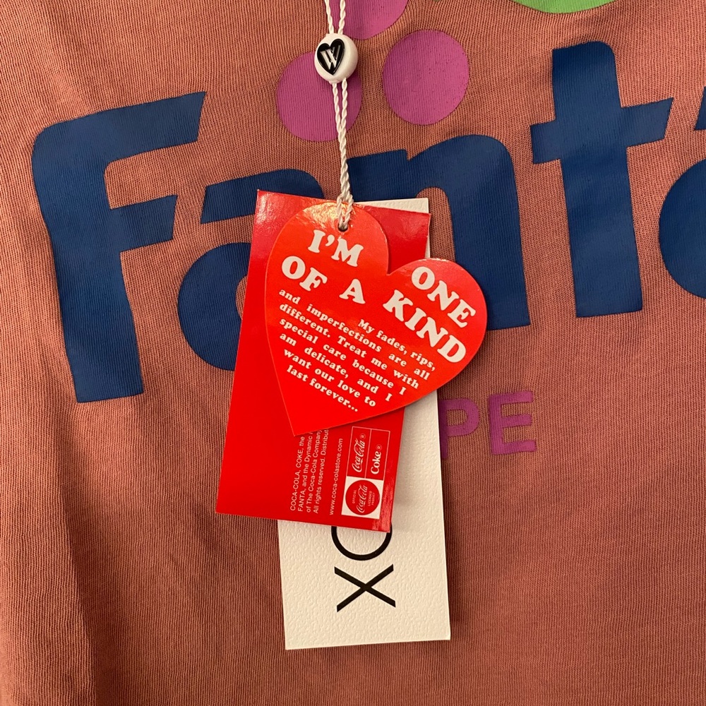 Wildfox Fanta Grape Crop Top Burnt Orange Size Small - Picture 4 of 7
